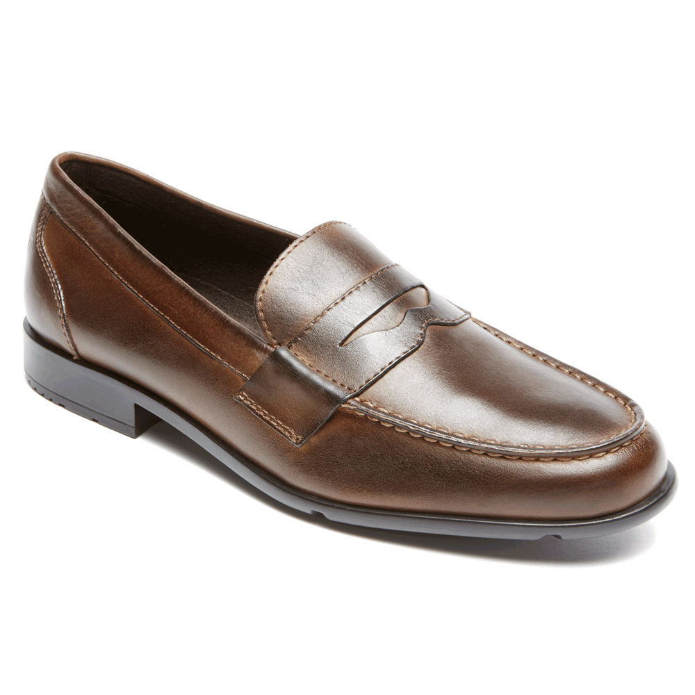 Rockport Loafers Herre Mørke Brune - Classic Penny - MOUY39815